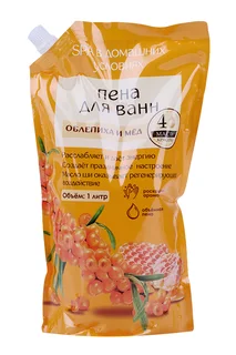 Пена для ванн Vestar облепиха / мед, 1 л, дой-пак
