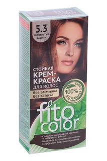 Крем-краска для волос Fitocolor тон 5,3 золотистый каштан 115 мл