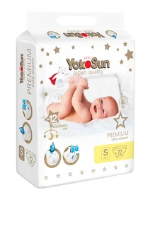 Подгузники YokoSun Premium S (3-6 кг) 72 шт