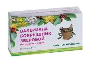 Валериана / боярышник / зверобой 30 шт капсулы