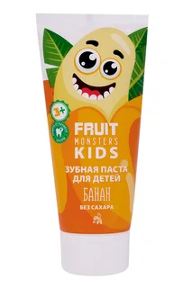 Зубная паста Fruit monsters kids Мегамонстры Банан 60 гр