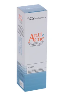 Тоник RCS AntiAcne для жирной / проблемной кожи лица склонной к акне 200 мл