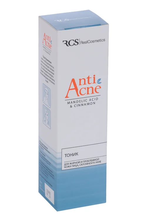 Тоник RCS AntiAcne для жирной / проблемной кожи лица склонной к акне 200 мл