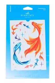 Тату переводные Miamitats Fish point (middle) (1244)