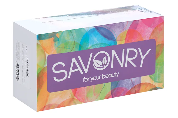 Набор Savonry BOX for MEN шампунь-гель 2 в 1+ дезодорант