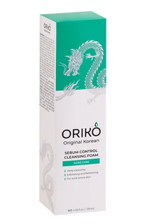 Пенка Oriko Sebum Control Cleansing Foam с кислот для умывания для пробл кожи, 120 мл