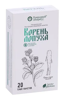 Лопуха корень Природный лекарь напиток быстрорастворимый 1,2 гр 20 шт саше Фитоком