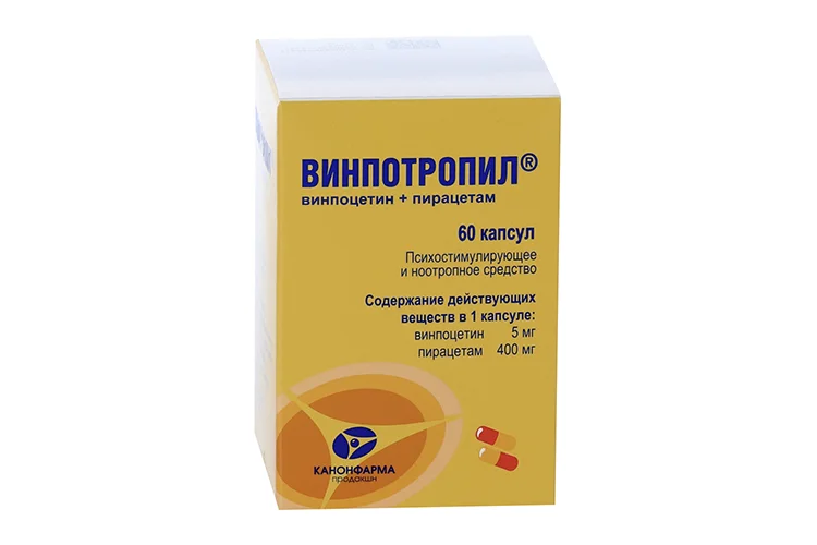 Винпотропил капсулы 5+400 мг 60 шт
