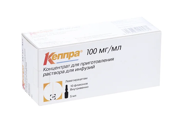 Кеппра концентрат 100 мг / мл 10 шт