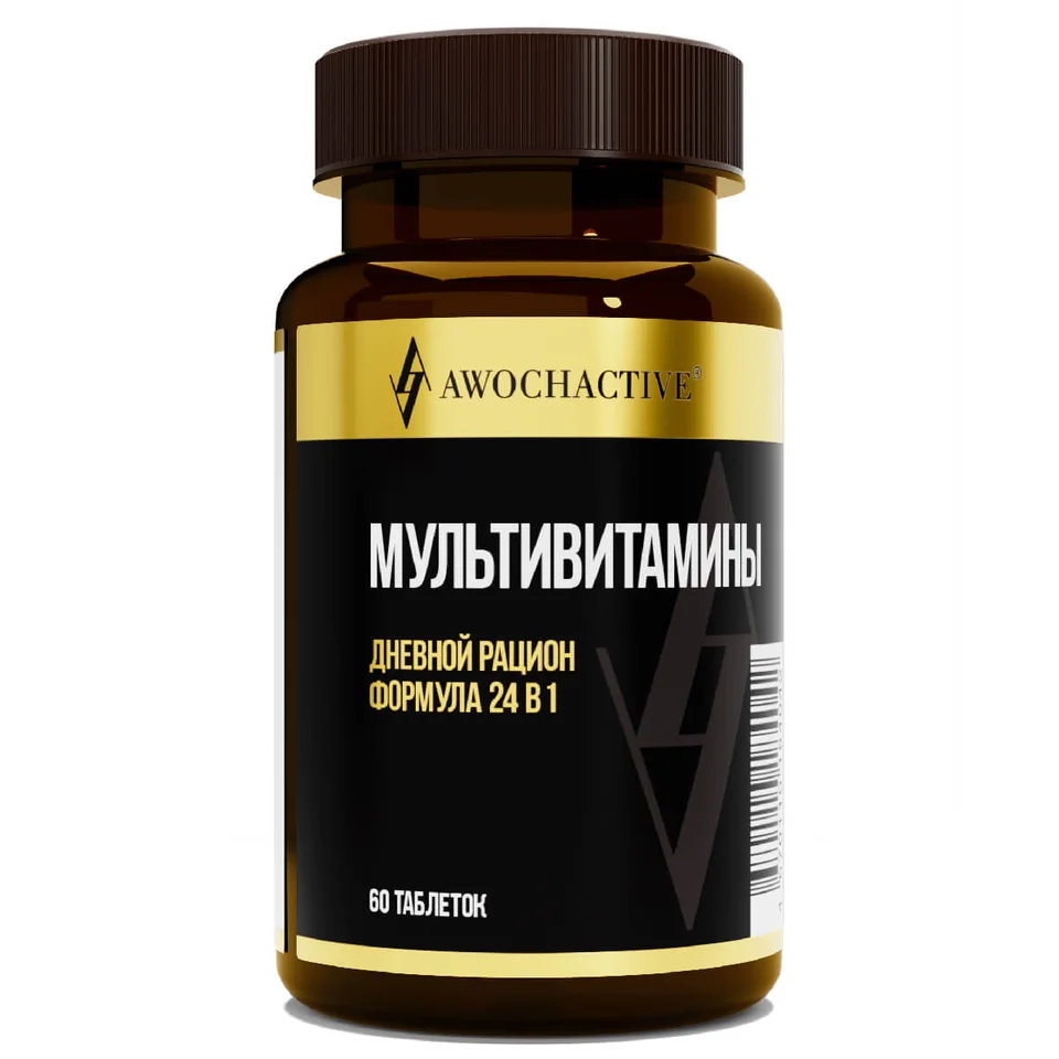 Витаминно-минеральный комплекс Мультивитамины, 60 таблеток, Awochactive