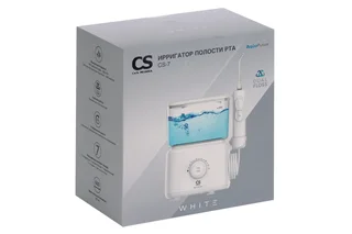 Ирригатор CS Medica AquaPulsar CS-7 Dual Floss для полости рта белый