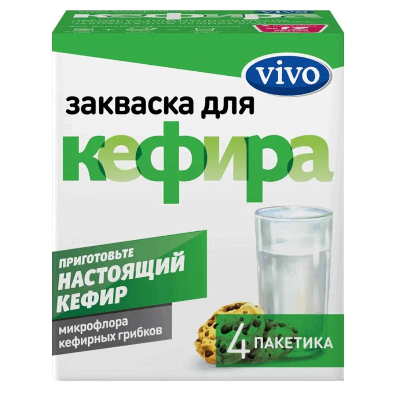 Виво Закваска Кефир 0,5 гр 4 шт