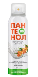 Крем-бальзам Пантенол / облепиха / протеины молока для тела увлажн аэрозольный 250 мл