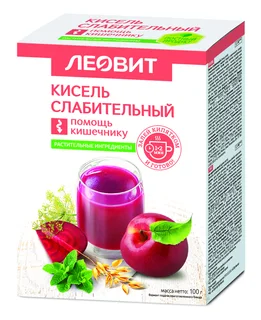 Леовит Кисель Слабительный 20 гр 5 шт пакеты