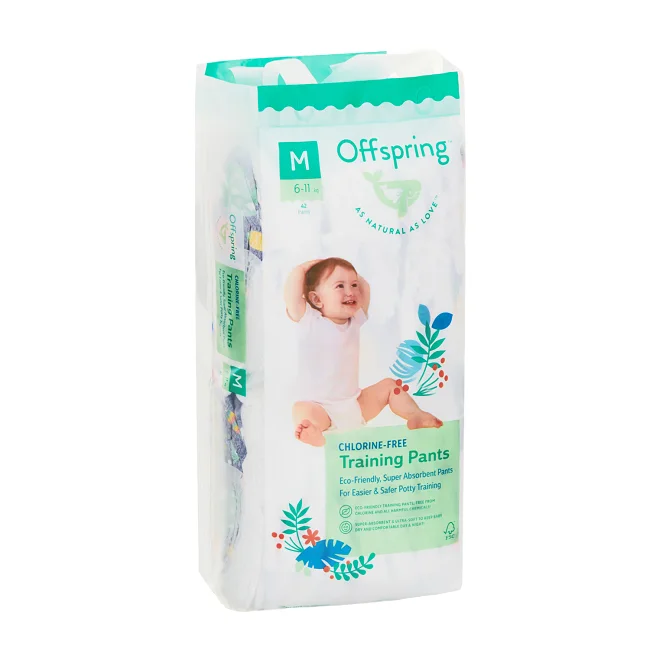 Трусики-подгузники Offspring M (6-11 кг) 42 шт Рыбки