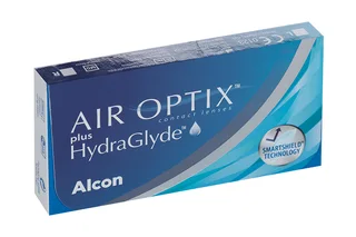 Контактные линзы Air Optix plus HydraGlyde (диоптрия -9,5) 6 шт