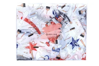 Пеньюар парикмахерский Queen fair цвет белый / разноцветный
