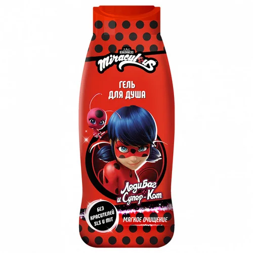 Гель для душа Miraculous Леди Баг детский, 400 мл