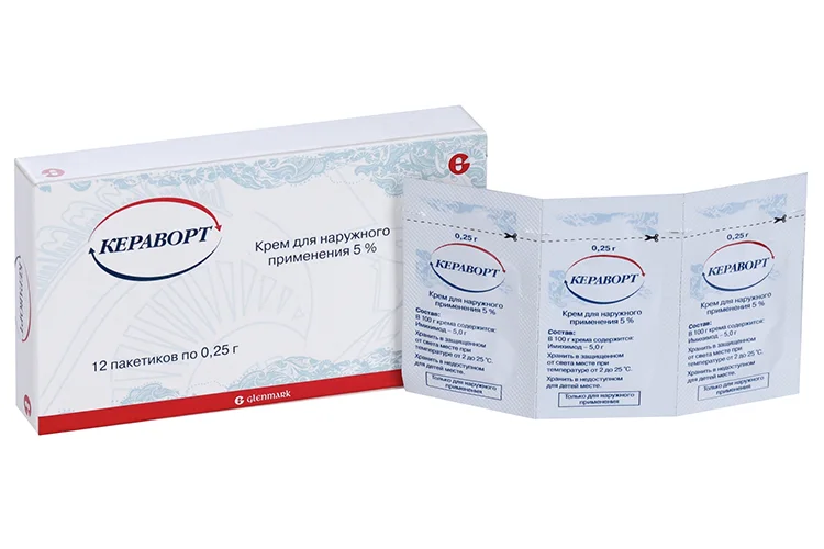 Кераворт крем 5 % 12 шт