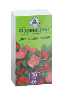 Шиповника плод ФармаЦвет 2 гр 20 шт сырье растительное-порошок