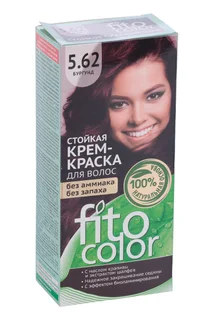 Крем-краска для волос серии Fitocolor тон 5,62 бургунд 115 мл