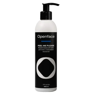 Peel Me Please Выравнивающий крем для тела с гликолевой кислотой, 250 мл, Openface