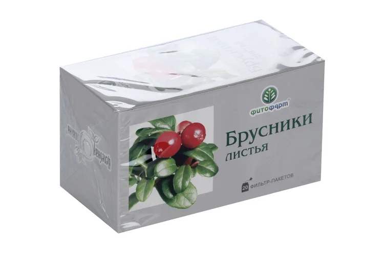 Брусники лист 1,5 г, 20 шт, ф/п
