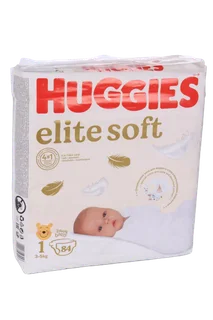 Подгузники Huggies для новорожденных Elite Soft 1 3-5 кг 84 шт