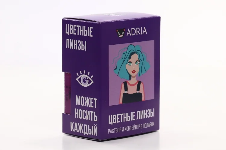 Контактные линзы Adria Color 2 Tone Green мягкие / квартальные 0,00/14,2/8,6 2 шт
