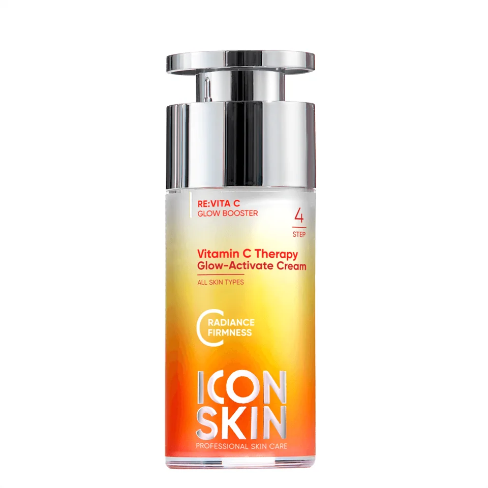 Крем-сияние с витамином С для всех типов кожи Vitamin C Therapy Glow-Activate Cream, 30 мл, Icon Skin
