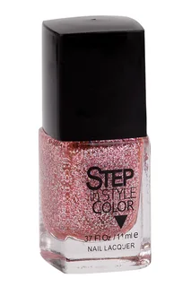 Лак Step in Style Color для ногтей №03 Голография розовый 11 мл