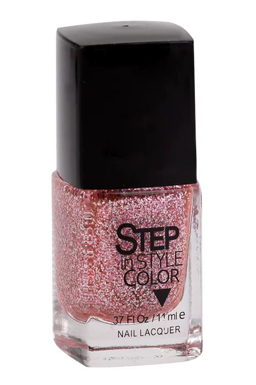 Лак Step in Style Color для ногтей №03 Голография розовый 11 мл
