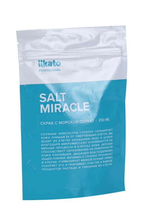 Скраб Likato Professional Salt Miracle отшелушивающий с морской солью 250 мл