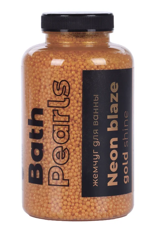 Жемчуг для ванны Fabrik cosmetology Neon Blaze Gold Shine 320 гр