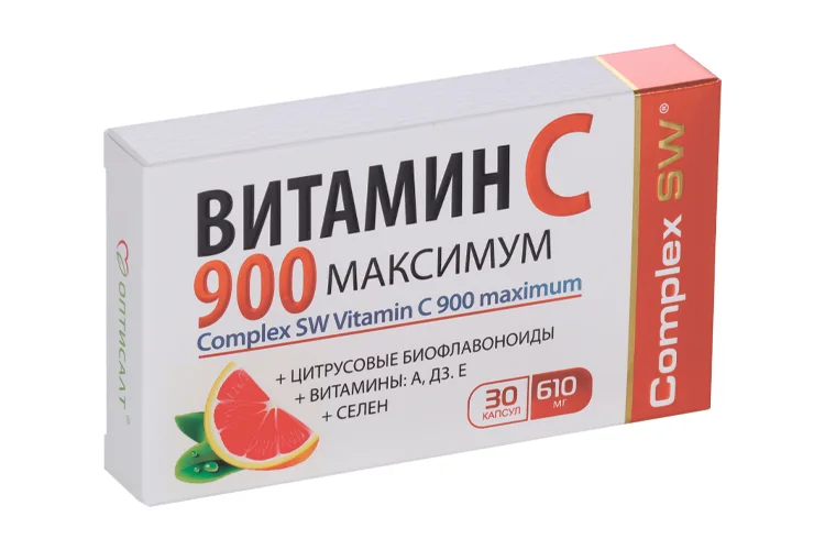 Витамин С капсулы 610 мг 30 шт