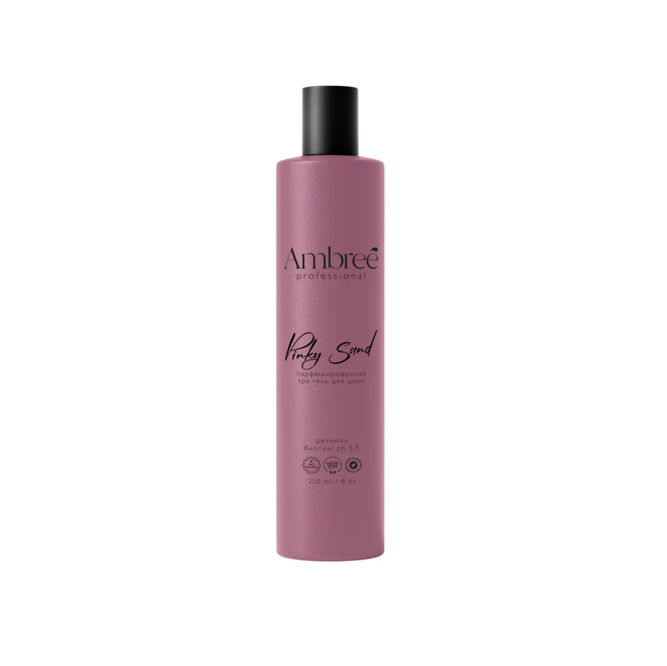 Увлажняющий парфюмированный spa гель для душа Ambree professional Pinky Sand 250 мл