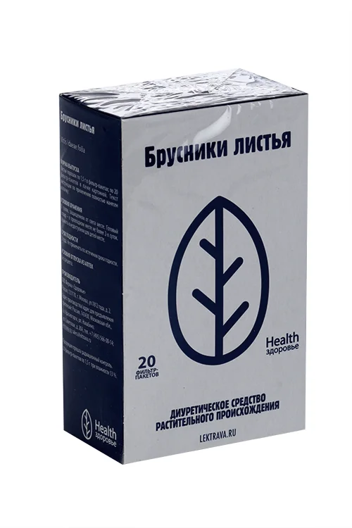 Брусники лист 1,5 гр 20 шт сырье растительное-порошок