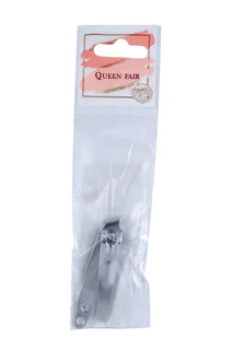 Кусачки-книпсер Queen fair маникюрные скошенное лезвие 6 см цвет серебристый