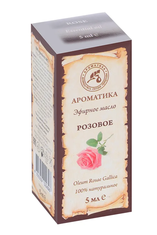 Масло Розовое эфирное, 5 мл