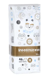 Трусики-подгузники Inseense V6 M (6-11 кг) 46 шт золот