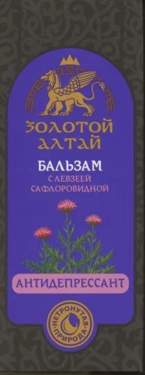 Бальзам Золотой Алтай без алког Антидепрессант с элеутерококком 250 мл