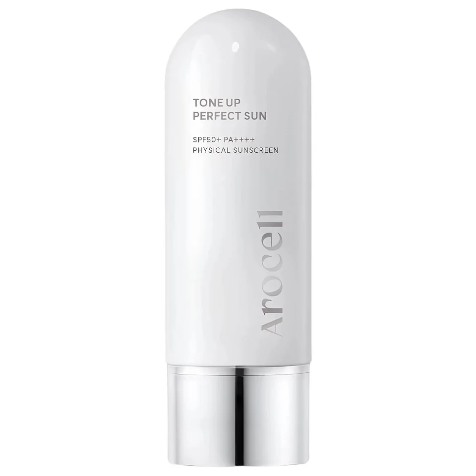 Cолнцезащитный крем c ниацинамидом и маслом цитрона для сияния кожи Tone UP Perfect Sun, 50 г, Arocell