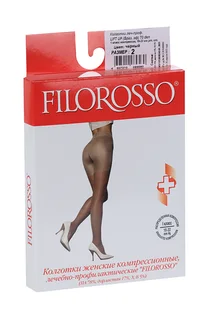 Колготки Filorosso Lift Up компресс лечеб-профилакт 70 den 1 класс черный р 2