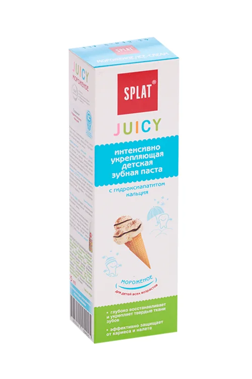 Зубная паста Splat Juicy Мороженое детская 35 мл