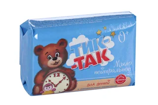 Мыло Свобода Тик-Так нейтральное с миндальным молочком детское 90 гр
