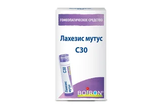 Гомеопатические монокомпонентные препараты животного происхождения 4 гр гранулы гомеопатические C30 Лахезис мутус
