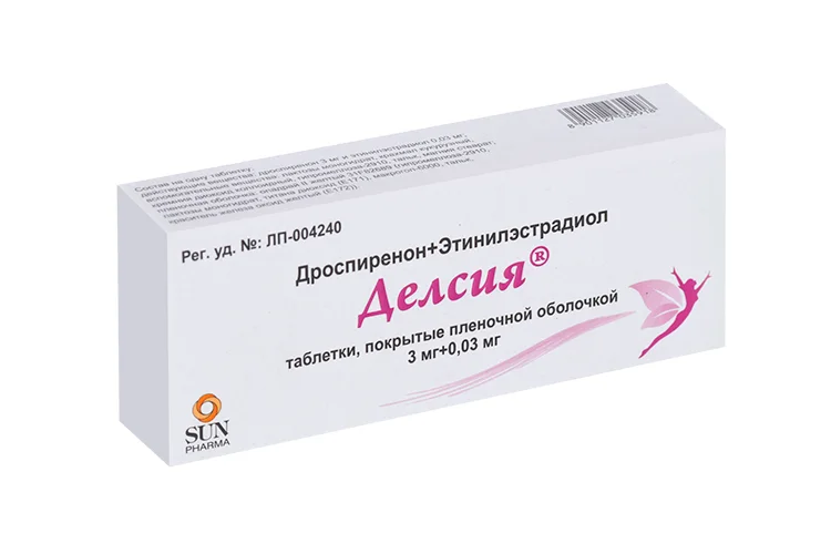 Делсия таблетки 3+0.03 мг 63 шт