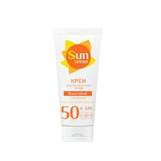 Сан Сенс Крем Для Безопасного Загара Водостойкий Spf50+ 150 мл