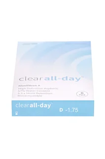 Линзы Clearlab Clear all-day контактные R 8,6 (диоптрия -1,75) 6 шт