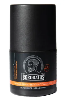 Дезодорант-антиперспирант Borodatos парфюмированный Мандарин / Бергамот / Амбра 50 мл